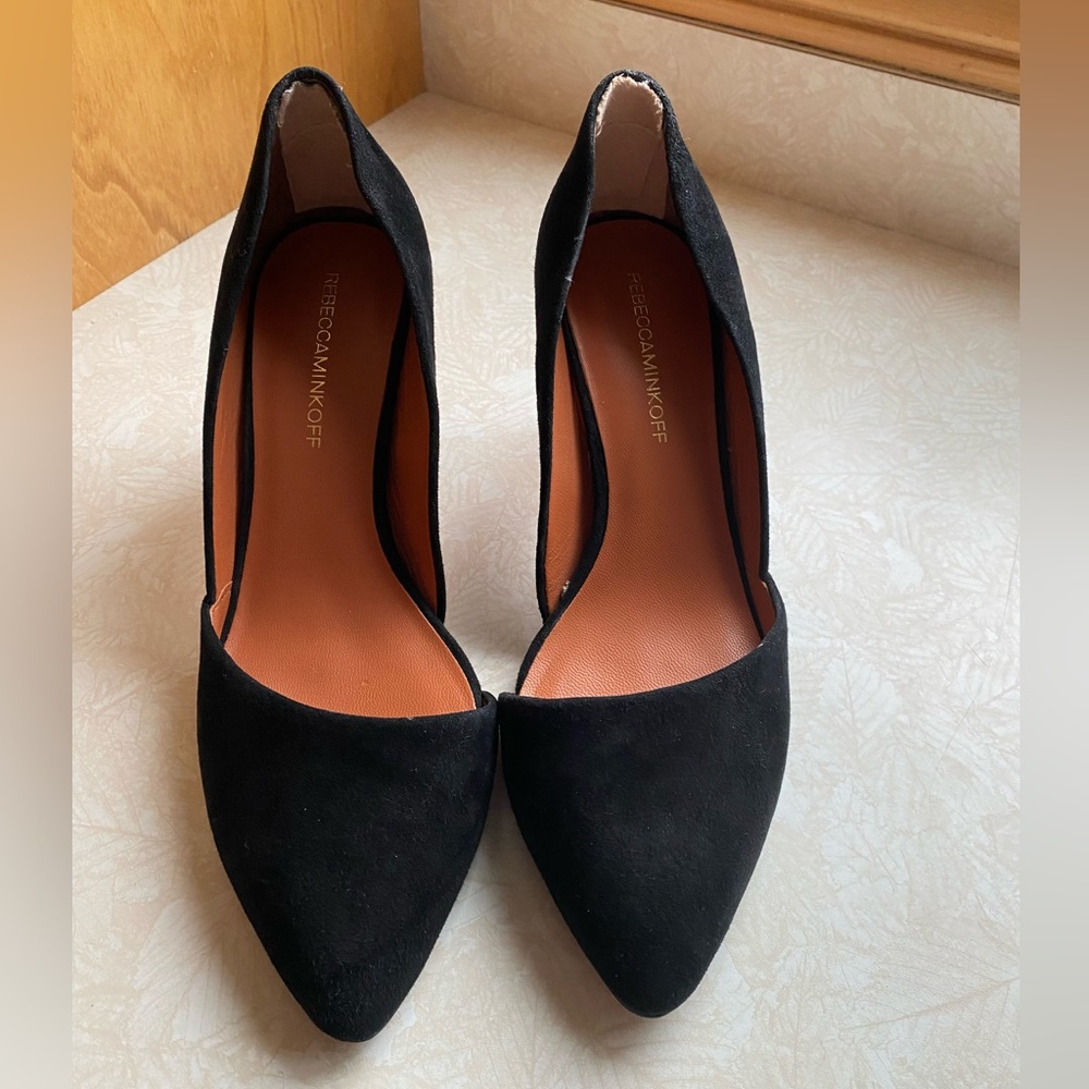 Rebecca Minkoff heels.  Black